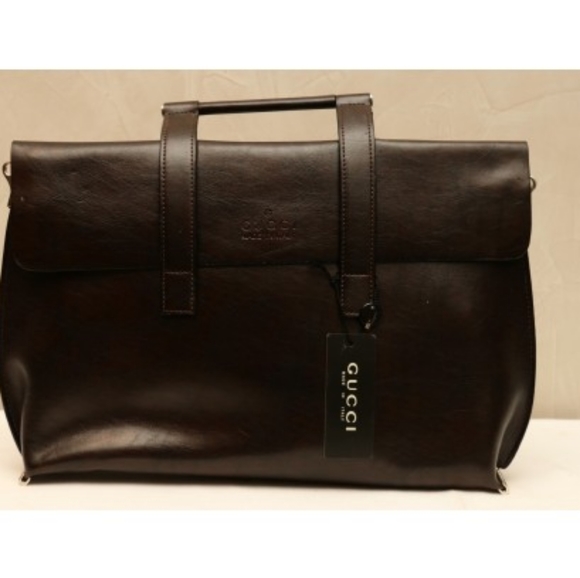 NGucci Leather attache bag brand new  with tags. - Picture 1 of 9